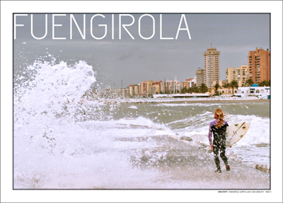 Foto Surfista con ola en Fuengirola - Espaa